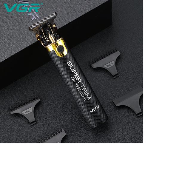 VGR V-082 SUPER TRIM Professional Hair Trimmer Trimmer (Black) 1's - Trimmers