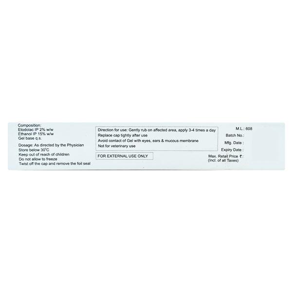 ETOVA LP Gel 30gm - Pain relief-Nsa