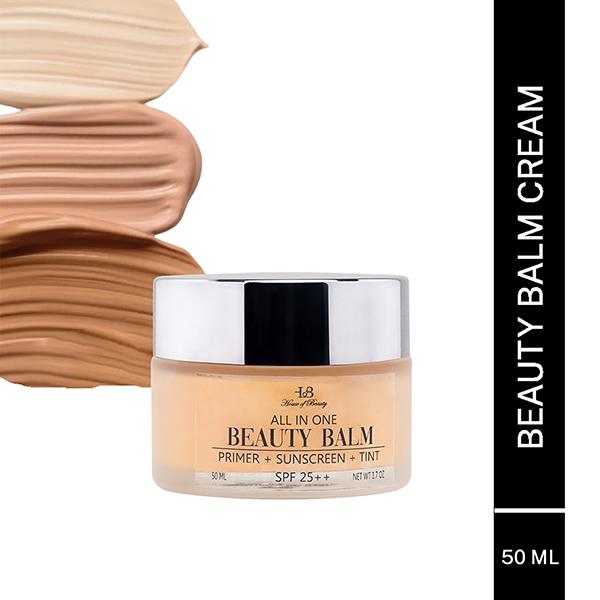 Netmeds | House of Beauty All Skin Bb-Beauty Balm with Primer, Tint, & SPF 25+ Covers Unevenness 50ml