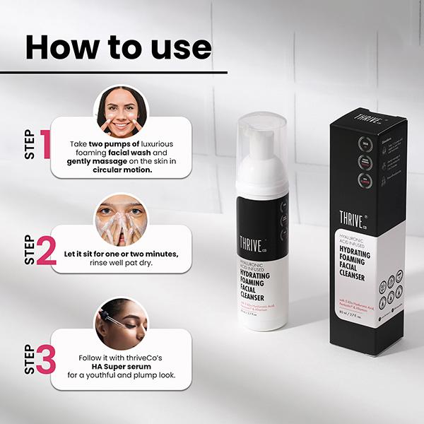 Thriveco Hydrating Foaming Cleanser 80 ml - Scrubs & Exfoliants