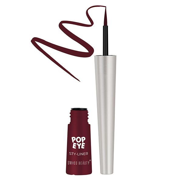 Netmeds | Swiss Beauty Pop-Eye Style-Liner - (08 Chilli Red) 4.5ml