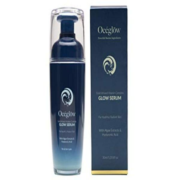 Oceglow Face Serum for Youthful & Radiant Skin Women & Men, With Gold Vitamin Complex & Ceramides 30 ml
