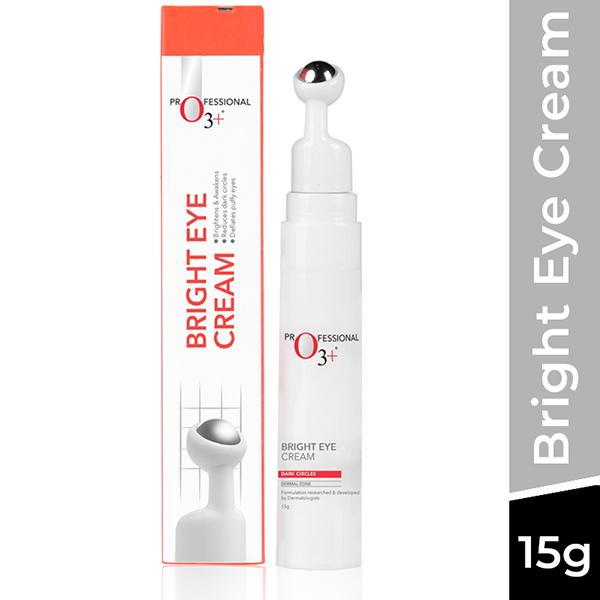 Netmeds | O3+ Bright under eye cream with hyaluronic acid 15gm