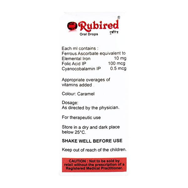 Rubired Drops 15ml - Iron Supplement/Anaemia-Vma