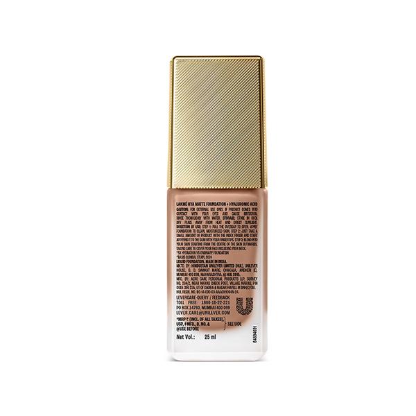 Lakme 9to5 Hya Matte Foundation + Hyaluronic Acid Cool Mocha 25 ml - Foundation