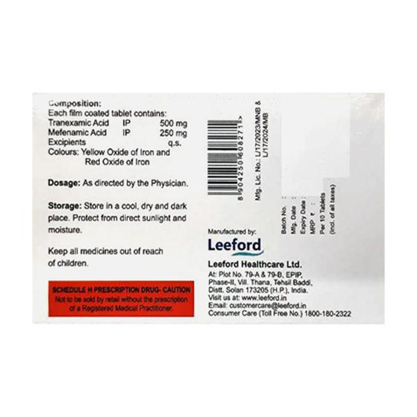 Redotrex MF Tablet 10'S - Bleeding Disorders-Hae