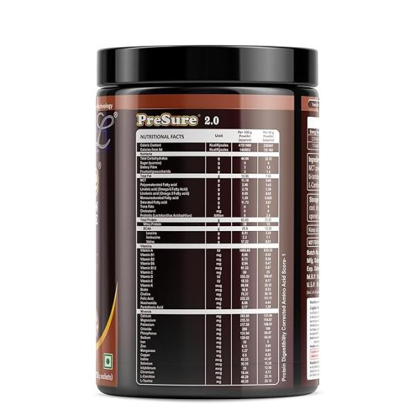 Presure 2.0 High Protein High Calorie Powder - Belgian Chocolate 400 g - Protein Drink