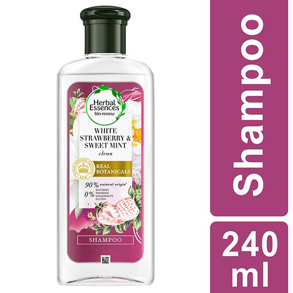 Herbal Essences White Strawberry and Sweet Mint Shampoo- No Paraben, No Colorants 240ml