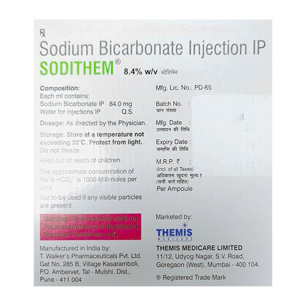 SODITHEM 8.4% Injection 25ml - Constipation-Lax
