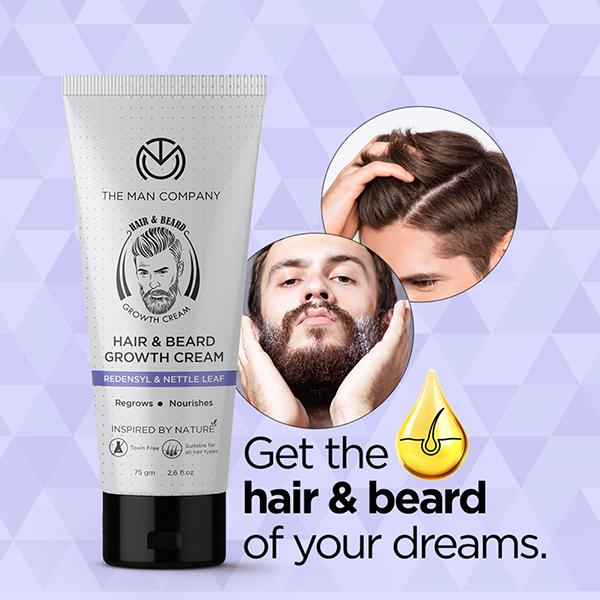 The Man Company Hair And Beard Growth Cream 75 gm - Beard Cream