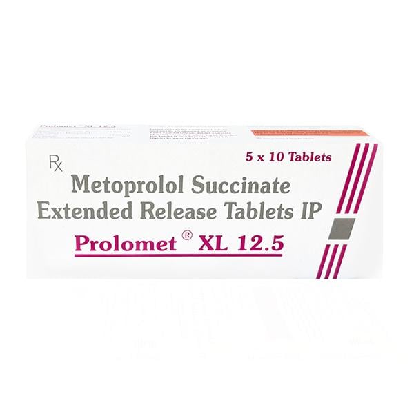 Prolomet XL 12.5mg Tablet 10'S - Hypertension-Bet