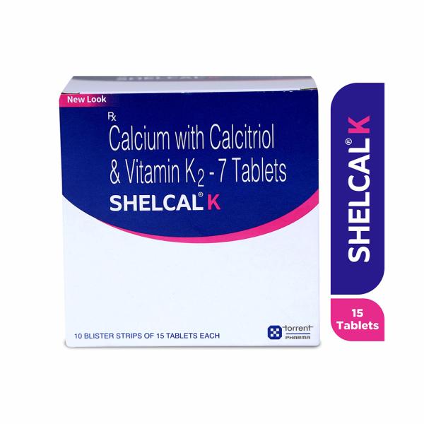 Shelcal K Tablet 15'S - Osteoporosis-Age