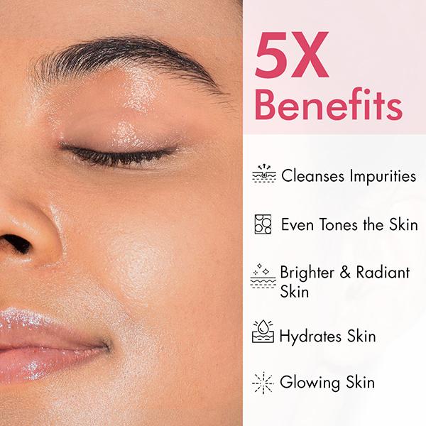 Mcaffeine Clear Glow 1% Kojic Acid Daily Brightening Face Wash with Glutathione 100 ml - Face Wash & Cleansers