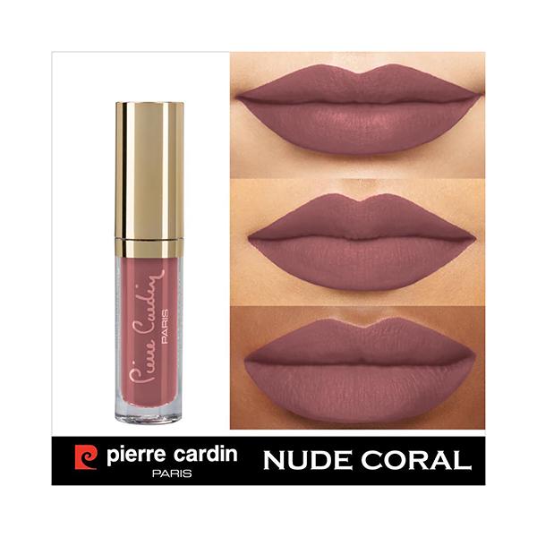 Pierre Cardin ParisMatt Wave Liquid Lipstick Ultra Long Lasting 314 Nude Coral 5 ml - Liquid Lipsticks