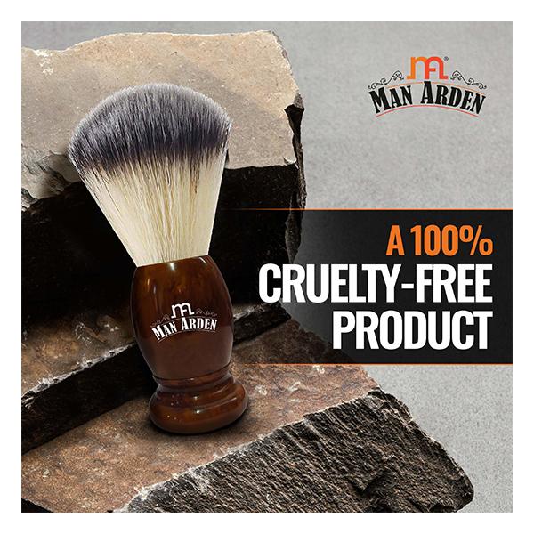 Man Arden Premium Shaving Brush - Uniquely Handcrafted, Exfoliating Action 1's - Shaving Brushes