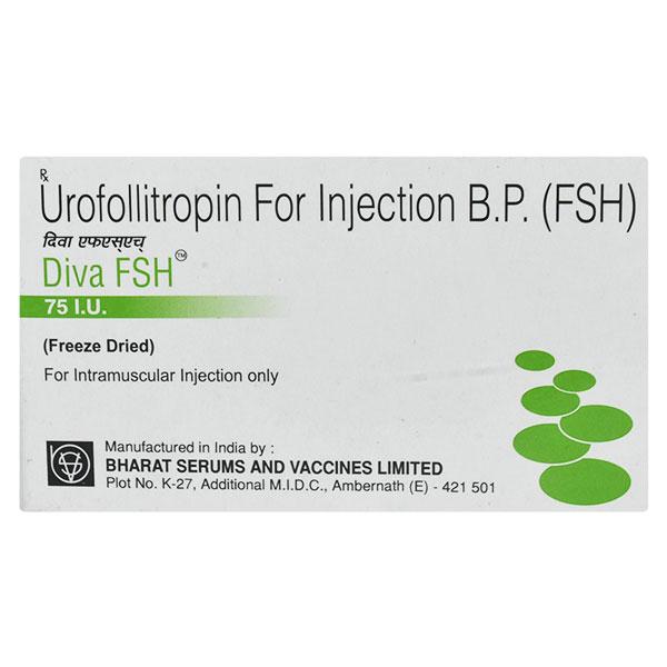 Diva Fsh 75 IU Injection 1'S - Hormonal Therapy-Tro