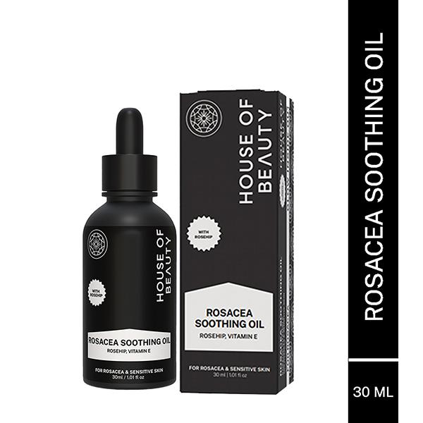House of Beauty Rosacea Oil-Itchy Inflamed Skin Gives Deep Soothing with Rosehip & Vit-E 30ml - Face Oils