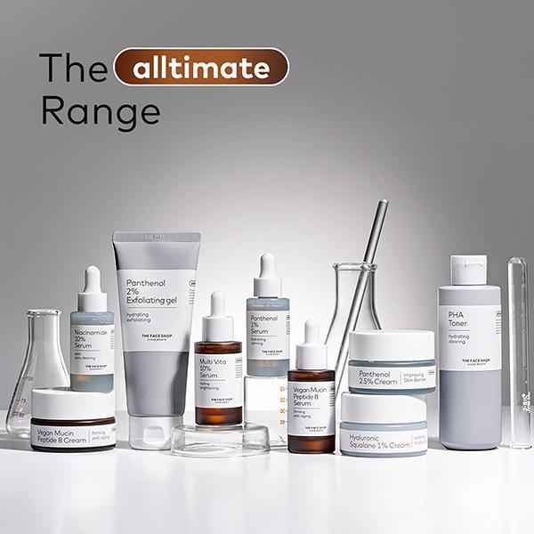 The Face Shop Alltimate Vegan Mucin Peptide 8 Serum 30 ml - Face Serum