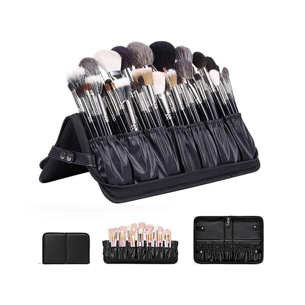 Netmeds | Bronson Professional Makeup Brush Travel Kit Pouch Storage Organizer 14 Pockets 1's