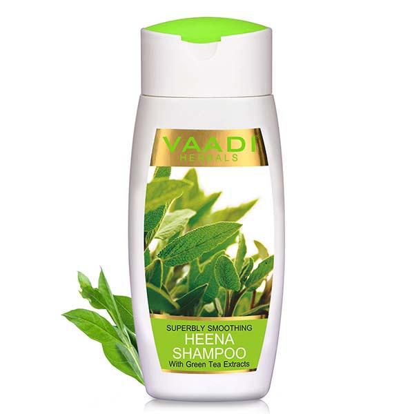 Superbly Smoothing Heena Shampoo With Green Tea Extracts 110 ml - Shampoos