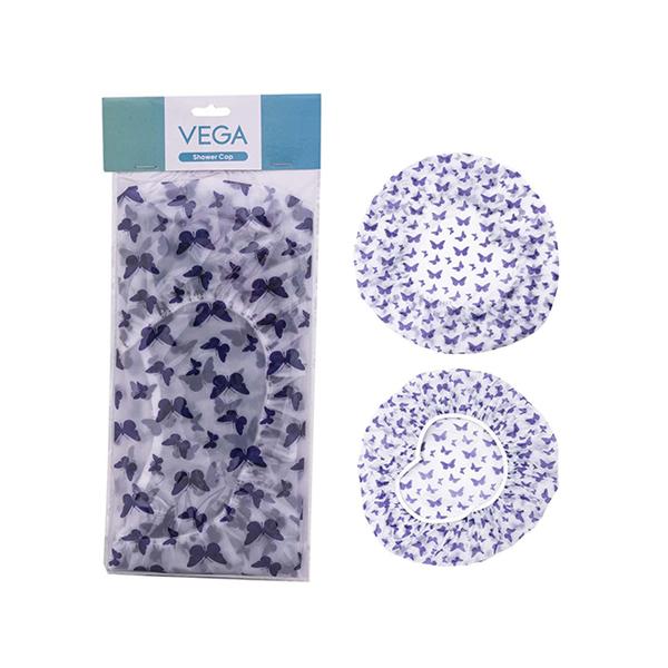 Netmeds | Vega Premium Colorful Shower Cap (SC-02) 2's