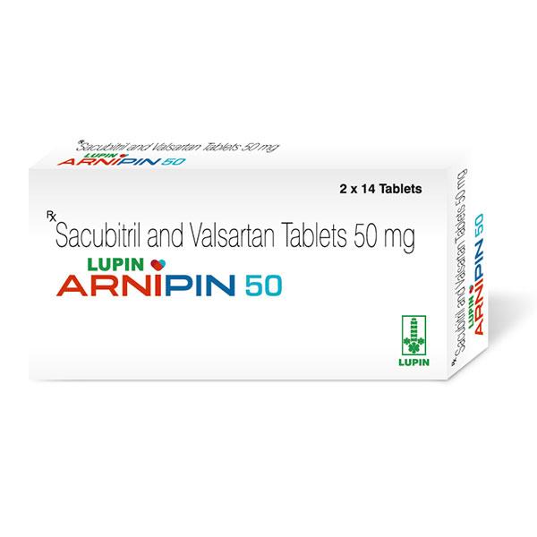 ARNIPIN 50 Tablet 14's - Heart Failure-Ang