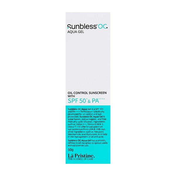 SUNBLESS OC SPF 50+ & PA++++ OIL CONTROL SUNSCREEN AQUA Gel 50g