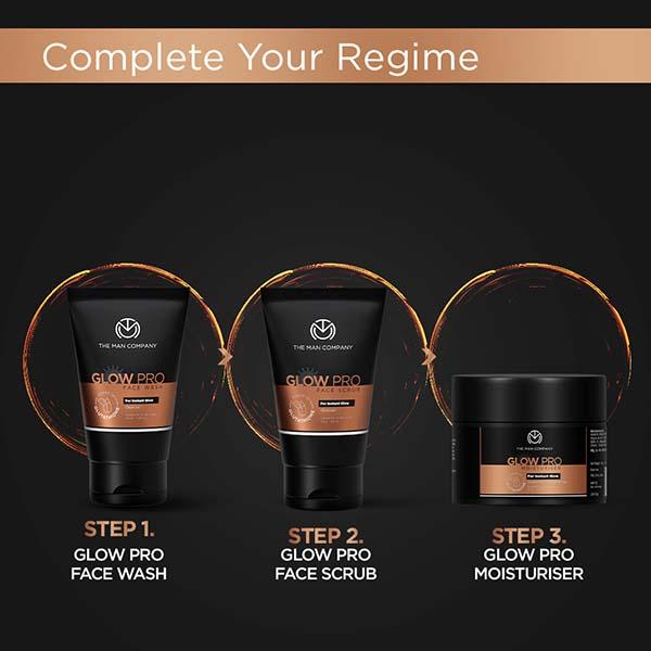 The Man Company Glow Pro Face Wash for Deep Cleansing and Glowing Face 100 ml - Face Washes