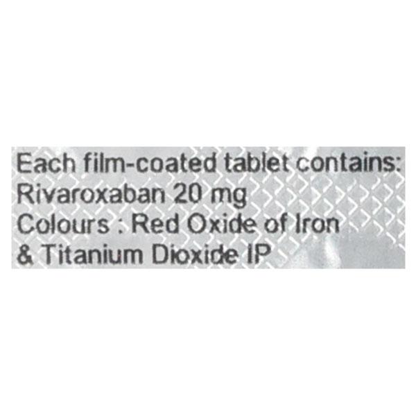 RIVOLAS 20 Tablet 15's - Blood Clot-Ant