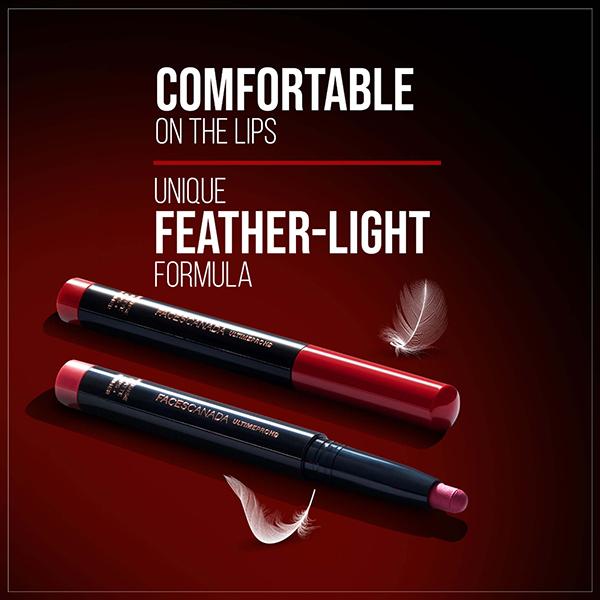 Faces Canada Ultime Pro Hd Intense Matte Lips + Primer - Natural Coco 12, 9Hr Long Stay 1.4 gm - Lipstick Primers & Plumpers