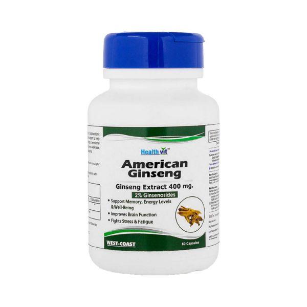 Netmeds | Healthvit American Ginseng Extract Capsules 60's