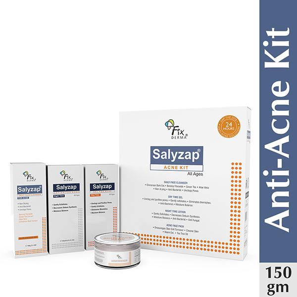 Netmeds | Fixderma Salyzap Acne kit 150 gm