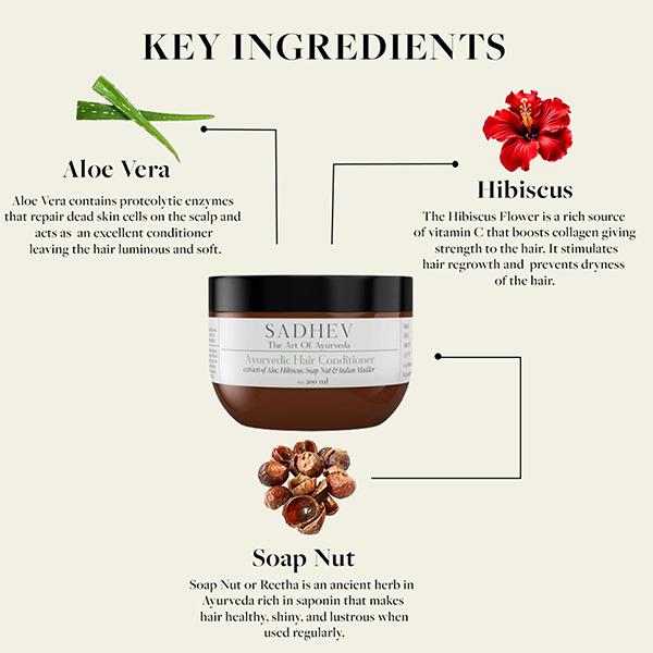 Sadhev Ayurvedic Hair Conditioner 200 ml - Conditioners