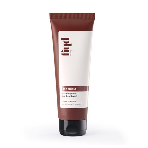 Netmeds | Phy The Shield Pollution Protect Face + Beard Wash 120 Ml