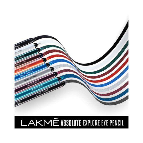 Lakme Absolute Explore Eye Pencil Invincible Purple 1's - Eyebrow Pencils & Enhancers