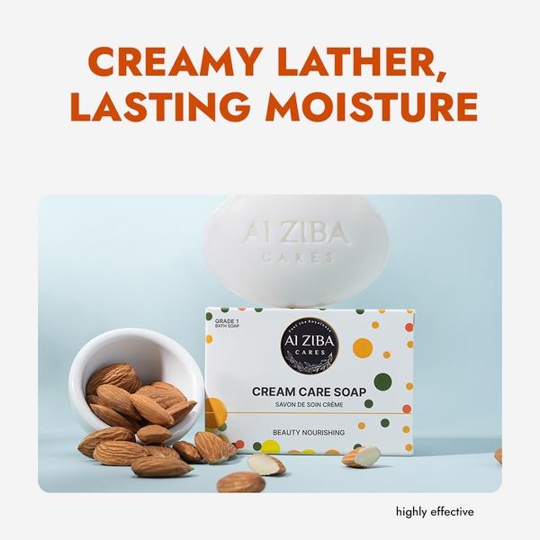Alziba Cares Soap - Cream Care 100 g - Soaps