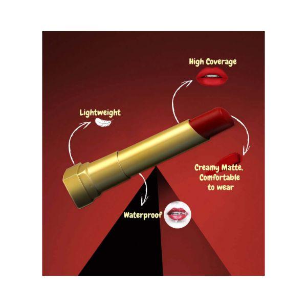 Coloressence Pure Matte Lipstick Velvet Finish Waterproof Lip ColorApril Blush 3.3 gm - Lipsticks