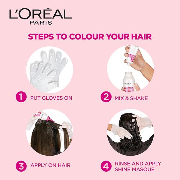 L'Oreal Paris Casting Creme Gloss Small Pack, 300 Darkest Brown 45 Gm - Crème