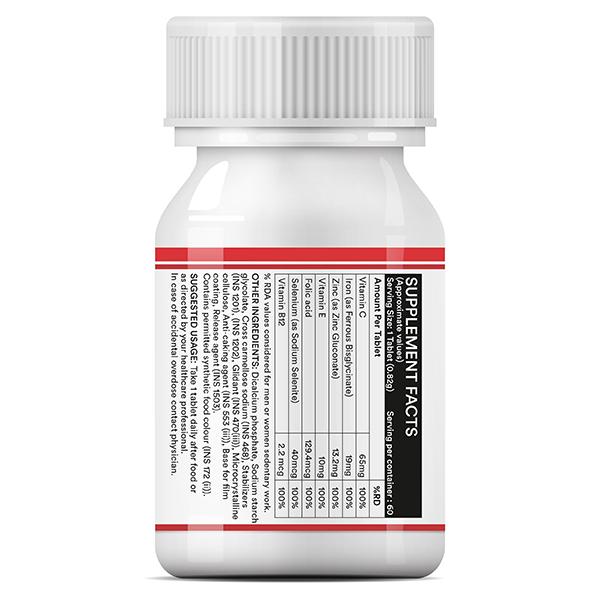 INLIFE Iron Folic Acid Tablets 60's - Multi-Vitamins