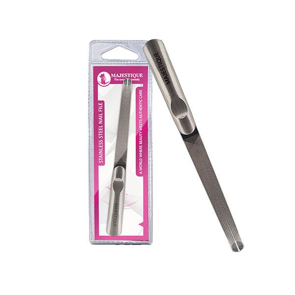 Netmeds | Majestique Nail File Pinhole Design Stainless Steel Removes Dead Skin Nail Files 1's