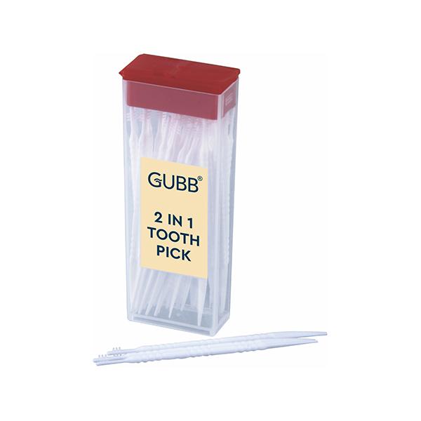 Netmeds | Gubb 2 In 1 Tooth Pick 50S 100G 2's