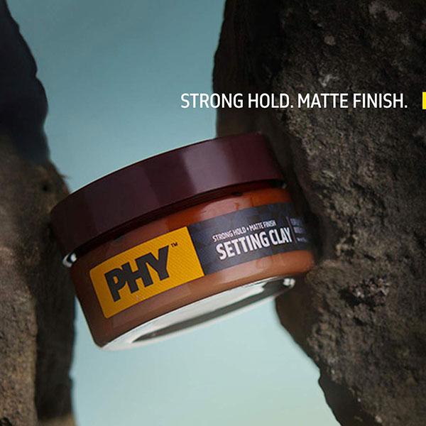 Phy Setting Clay Strong Hold + Matte Finish 100 gm - Pomades