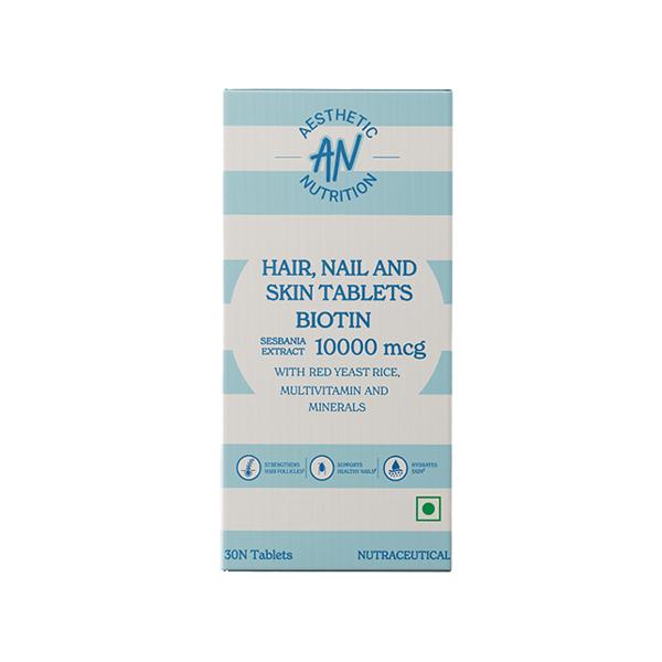 Aesthetic Nutrition Hair, Skin and Nail Tablets - The Ultimate Beauty Booster 30 Tablets 1's - Multi-Vitamins
