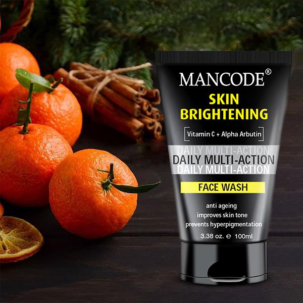 Mancode Skin Brightening Face Wash 100 ml - Face Wash & Cleansers