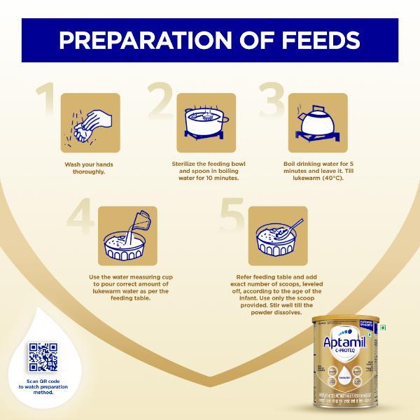 Aptamil C-ProteQ Infant Milk Powder (Tin) 400 g - Baby And Infant Supplements