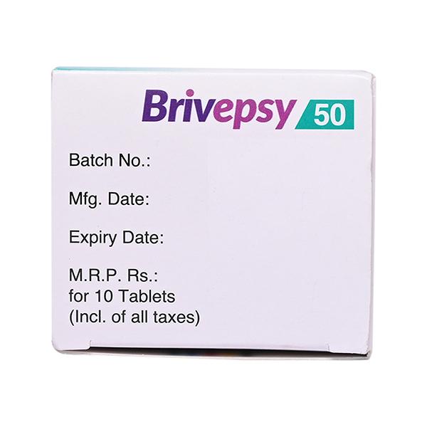 BRIVEPSY 50 Tablet 10's - Epilepsy/Convulsion-Ant