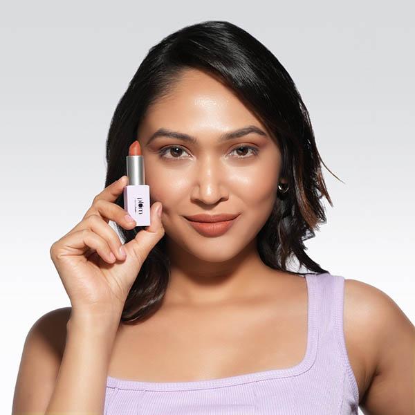 Plum Velvet Haze Matte Lipstick SPF 30, Powder Matte Finish, with Ceramides, 12 Comforting Cocoa 4.2 gm - Lipsticks