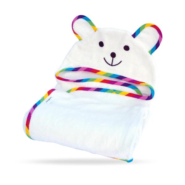 Netmeds | R for Rabbit Bambooberry Hoodie Baby Towel 1's