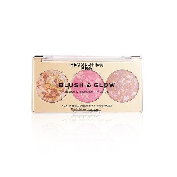 Revolution Pro Blush & Glow Palette Rose Glow 8.4 gm