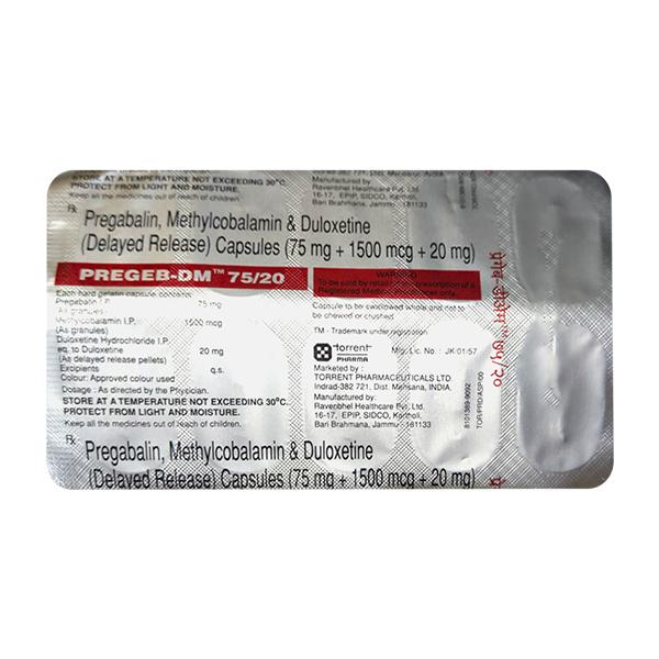 PREGEB DM 75/20 Capsule 10's